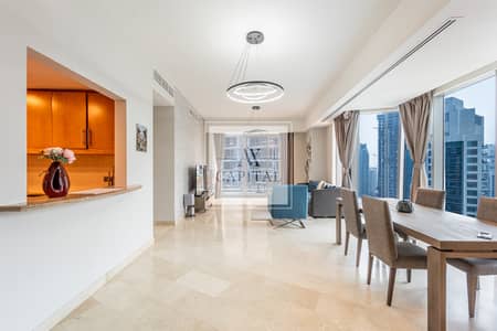 2 Bedroom Apartment for Rent in Dubai Marina, Dubai - Perfect Amenities| Vacant| Marina View| Furnished
