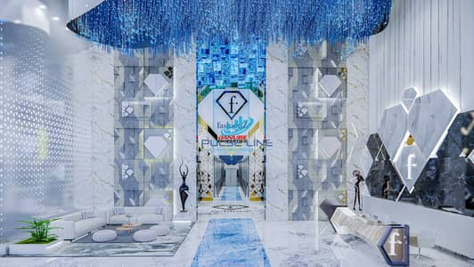 朱美拉三角小镇(JVT)， 迪拜 1 卧室公寓待售 - Main-Lobby-View-1. jpg