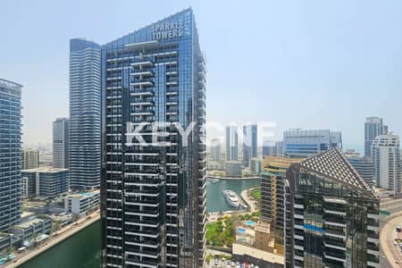 2 Bedroom Apartment for Rent in Dubai Marina, Dubai - Marina View | High Floor | Unfurnished