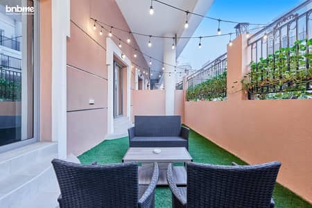 1 Bedroom Flat for Rent in Jumeirah Village Circle (JVC), Dubai - Balcony 1. jpg