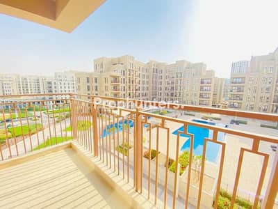 3 Bedroom Apartment for Rent in Town Square, Dubai - Semi-Closed Kitchen|3Beds | Pool View |Mid Floor