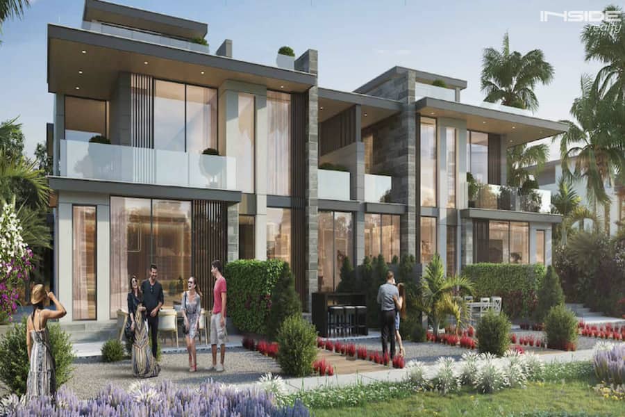 位于大马士革湖住宅，摩洛哥别墅 4 卧室的别墅 3250000 AED - 12312038