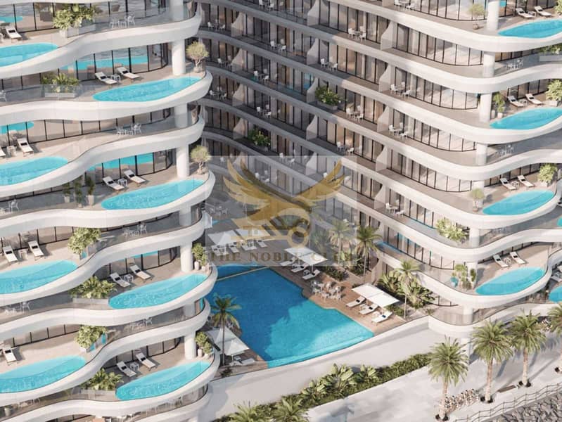 Квартира в Аль Марджан Айленд，Gianfranco Ferre Residences, 2 cпальни, 4184580 AED - 12314491