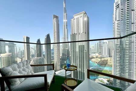 3 Bedroom Flat for Sale in Downtown Dubai, Dubai - High Floor | Vacant | Burj Khalifa View