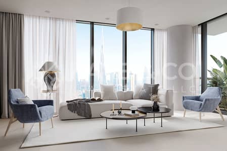شقة 1 غرفة نوم للبيع في شوبا هارتلاند، دبي - 02_SOBHA_Extension_Living_Room. png