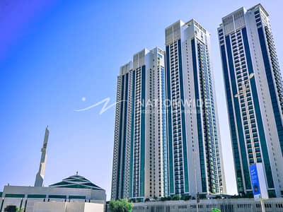 1 Bedroom Apartment for Rent in Al Reem Island, Abu Dhabi - Vacant|High Floor|High-End Facilities|Sea Views