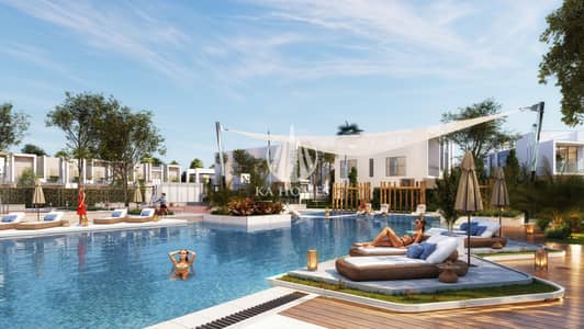 Al Tay East， 夏尔迦 4 卧室别墅待售 - FINAL POOL. jpg