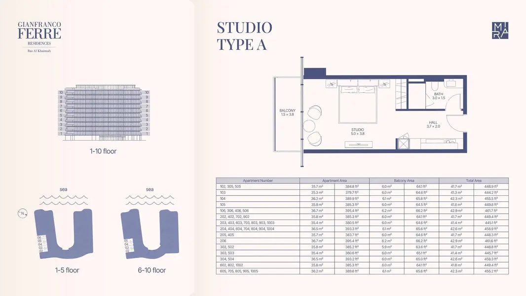 0 BR floor plan