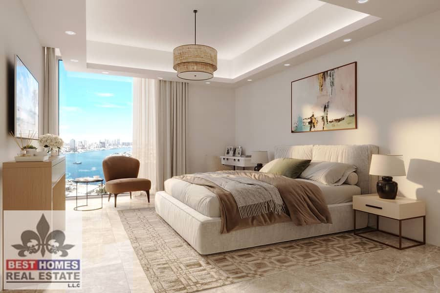 9 Standard Apt Bedroom Ajman Creek Towers. jpg