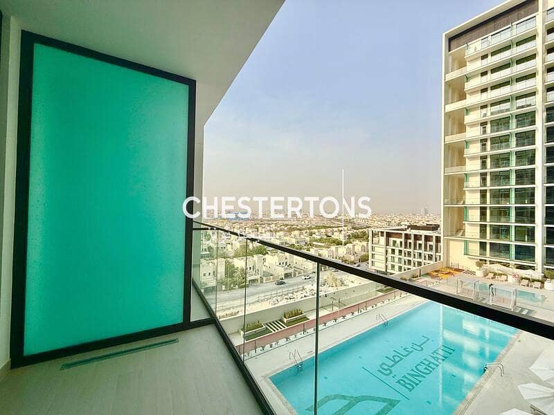 位于朱美拉环形村(JVC)，JVC第16区，宾哈蒂蔚蓝公寓 1 卧室的公寓 75000 AED - 12319624