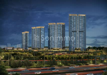 1 Спальня Апартамент Продажа в Мотор Сити, Дубай - Pic Main Photo SOL-C407 Sobha Solis - Night shot. jpg