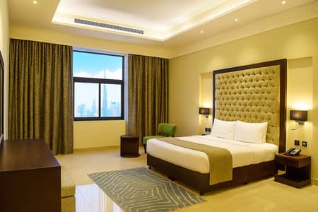 شقة فندقية 1 غرفة نوم للايجار في ديرة، دبي - City View One Bed Room 01. jpg