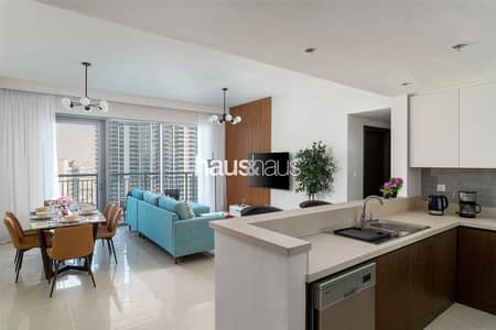 2 Bedroom Apartment for Rent in Dubai Creek Harbour, Dubai - Furnished | Chiller Free | Available Mid September