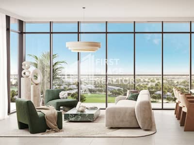 2 Bedroom Flat for Sale in Dubai Hills Estate, Dubai - Living room 1. png