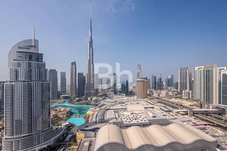 3 Bedroom Penthouse for Rent in Downtown Dubai, Dubai - Burj Khalifa and Fountain View | Furnished