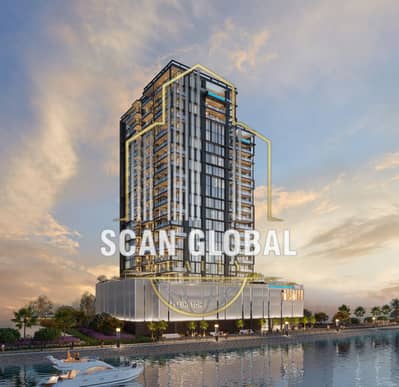 1 Спальня Апартамент Продажа в Бизнес Бей, Дубай - The Crestmark - hero shot. jpg
