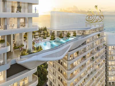 1 Bedroom Apartment for Sale in Al Marjan Island, Ras Al Khaimah - Sky Pool. jpg
