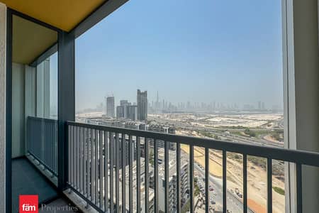 1 Bedroom Flat for Rent in Sobha Hartland, Dubai - 1BD+Study | Burj Khalifa view | High Floor