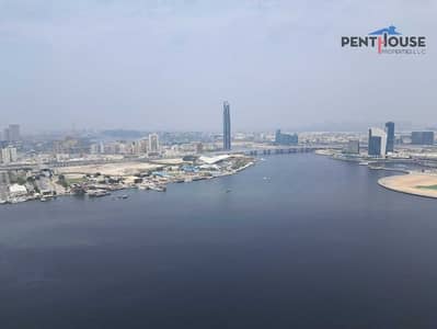 2 Bedroom Apartment for Rent in Dubai Creek Harbour, Dubai - Full Sea View | High Floor | Chiller Free
