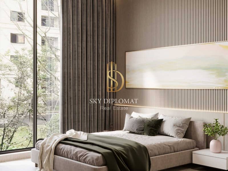 位于朱美拉环形村(JVC)，JVC第12区，Q 花园Loft公寓2号 1 卧室的公寓 1688374 AED - 12323954