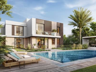 6 Cпальни Вилла Продажа в Аль Шамха, Абу-Даби - ALDAR_AlReeman2PH3_CGI22_RearYard_04. jpg