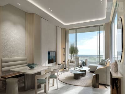 فلیٹ 1 غرفة نوم للبيع في جزيرة المرجان، رأس الخيمة - Living Room View. jpg
