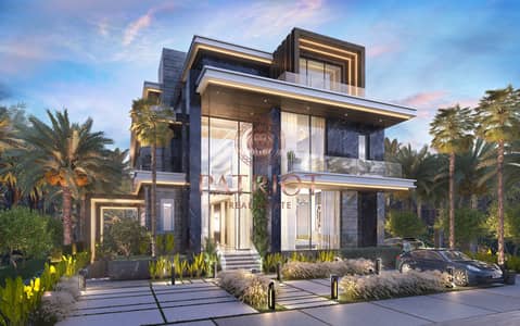 فیلا 7 غرف نوم للبيع في داماك لاجونز، دبي - V-75-Venice front view_20220512. jpg