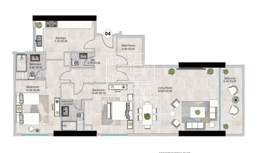 15 Floor Plan 2BHK. png