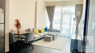 Open Community View | Beautifully Furnished | Elegant Vibe | 1BHK Apartment for Rent