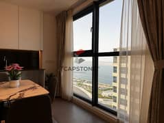 Furnished | Sea View | High Floor | Private Beach