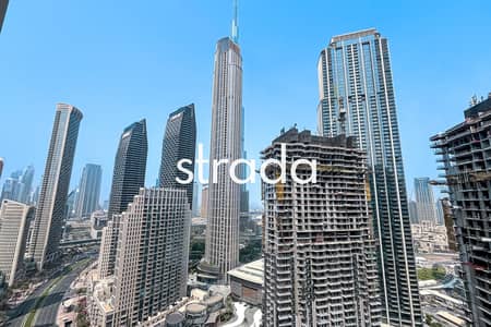 3 Bedroom Apartment for Rent in Downtown Dubai, Dubai - Burj View | Unfurnished | Chiller free