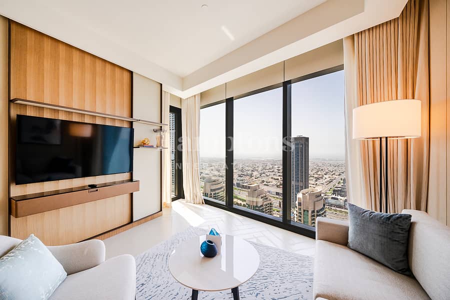 位于迪拜市中心，迪拜歌剧院谦恭公寓，The Address Residences Dubai Opera Tower 1 2 卧室的公寓 340000 AED - 12329361