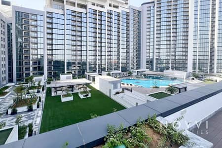 1 Bedroom Apartment for Rent in Sobha Hartland, Dubai - 1Bedroom Plus Study | Burj View | High Floor