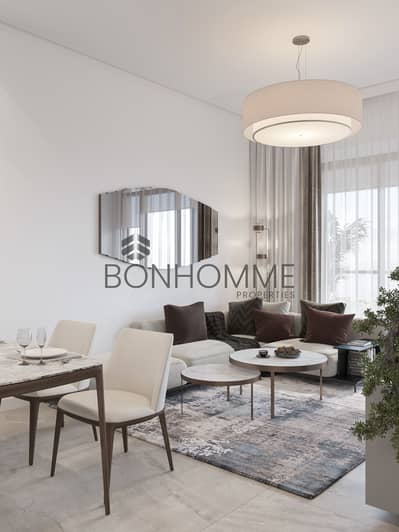 1 Bedroom Flat for Sale in Jumeirah Village Circle (JVC), Dubai - living1. jpg