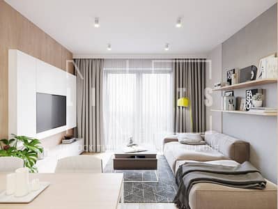 شقة 1 غرفة نوم للبيع في قرية جميرا الدائرية، دبي - modern-living-room. jpg