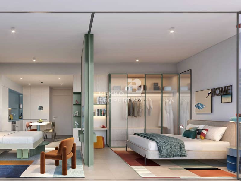 位于商业湾，罗夫家园马拉西大道 1 卧室的公寓 2200000 AED - 12333203