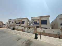 فيلا جديدة تمامًا مكونة من خمس غرف نوم رئيسية للإيجار في البahia عجمان