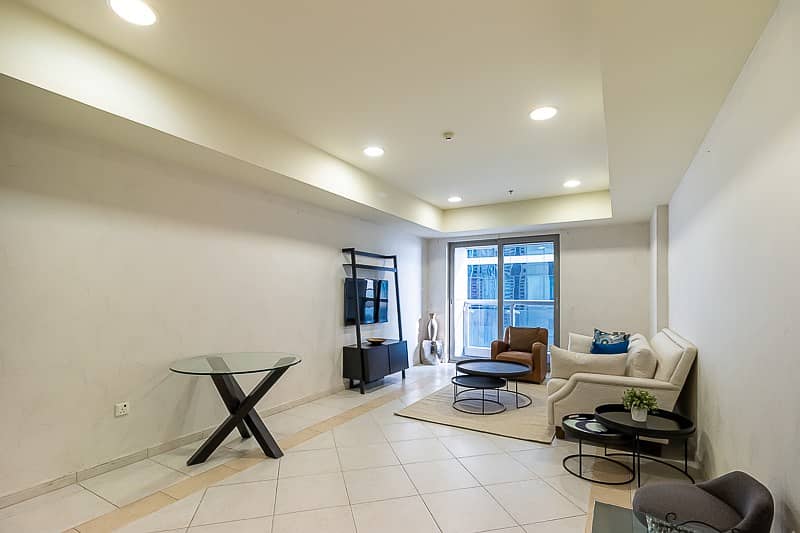 Fully Furnished 2 BR Apt in High Floor for Rent