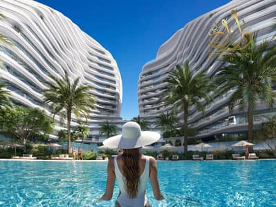 3 Bedroom Flat for Sale in Al Marjan Island, Ras Al Khaimah - OYSTRA BEACHCLUB POOL 01. jpg