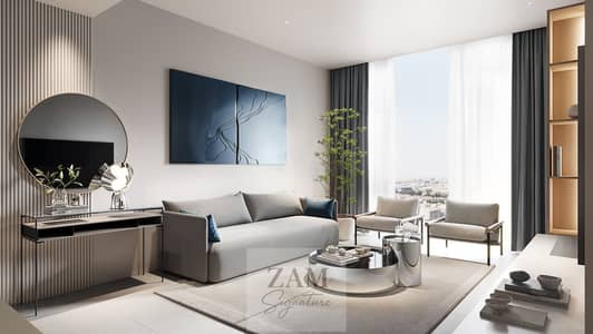 فلیٹ 1 غرفة نوم للبيع في الفرجان، دبي - 1_Living_1. jpg