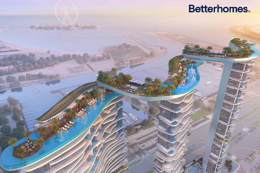 شقة في داماك باي 2 من كافالي،دبي هاربور‬ 2 غرف 3800000 درهم - 12339035