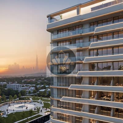 Studio for Sale in Dubai Land Residence Complex, Dubai - bldg balcony view. jpg