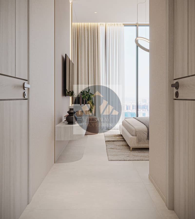12 1BR bedroom from door. jpg