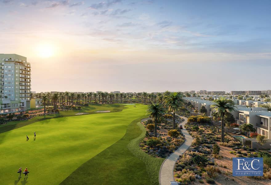 位于迪拜南部街区，艾玛尔南区，Golf Edge 2 卧室的公寓 1839000 AED - 12346196