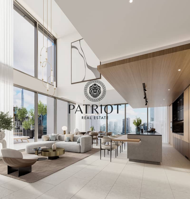 11 One River Point_Duplex living and dining. jpg