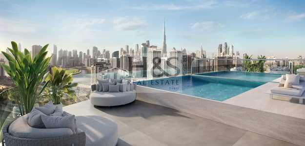 商业湾， 迪拜 1 卧室公寓待售 - ONDA_2BR Pool. jpg