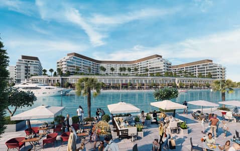 شقة 2 غرفة نوم للبيع في جزيرة السينية، أم القيوين - Bayfront Marina Residences A04 - Marina Cafes. jpg