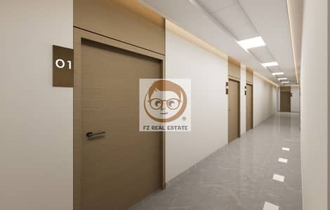 阿尔努艾米亚， 阿治曼 3 卧室公寓待售 - 10. Typical-corridor-1. png