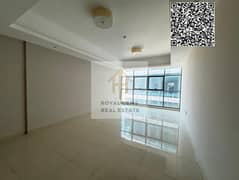 Last 2bedroom apartment for annual rent, in Gulfa Towers, Ajman, large area, with parking, gym, pool and kids play area, best location in Ajman.
