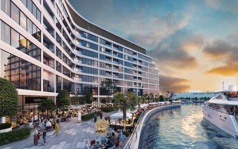 شقة 1 غرفة نوم للبيع في جزيرة السينية، أم القيوين - Bayfront Marina Residences A04 - Sunset Promenade. jpg